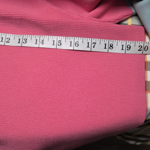 Alice + Olivia Pink and Red Ribbed Top - Picture 8 of 8